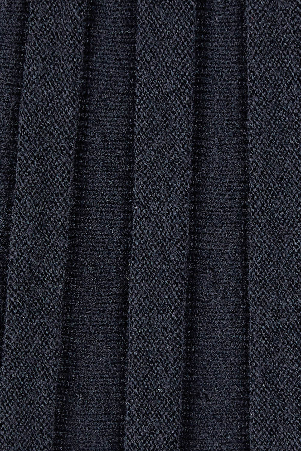 Product shot of The Pleated Knit Dress in colour Black (Black), detail