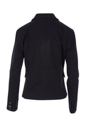 Product shot of The Desire Jacket in colour Black (Black), from the back