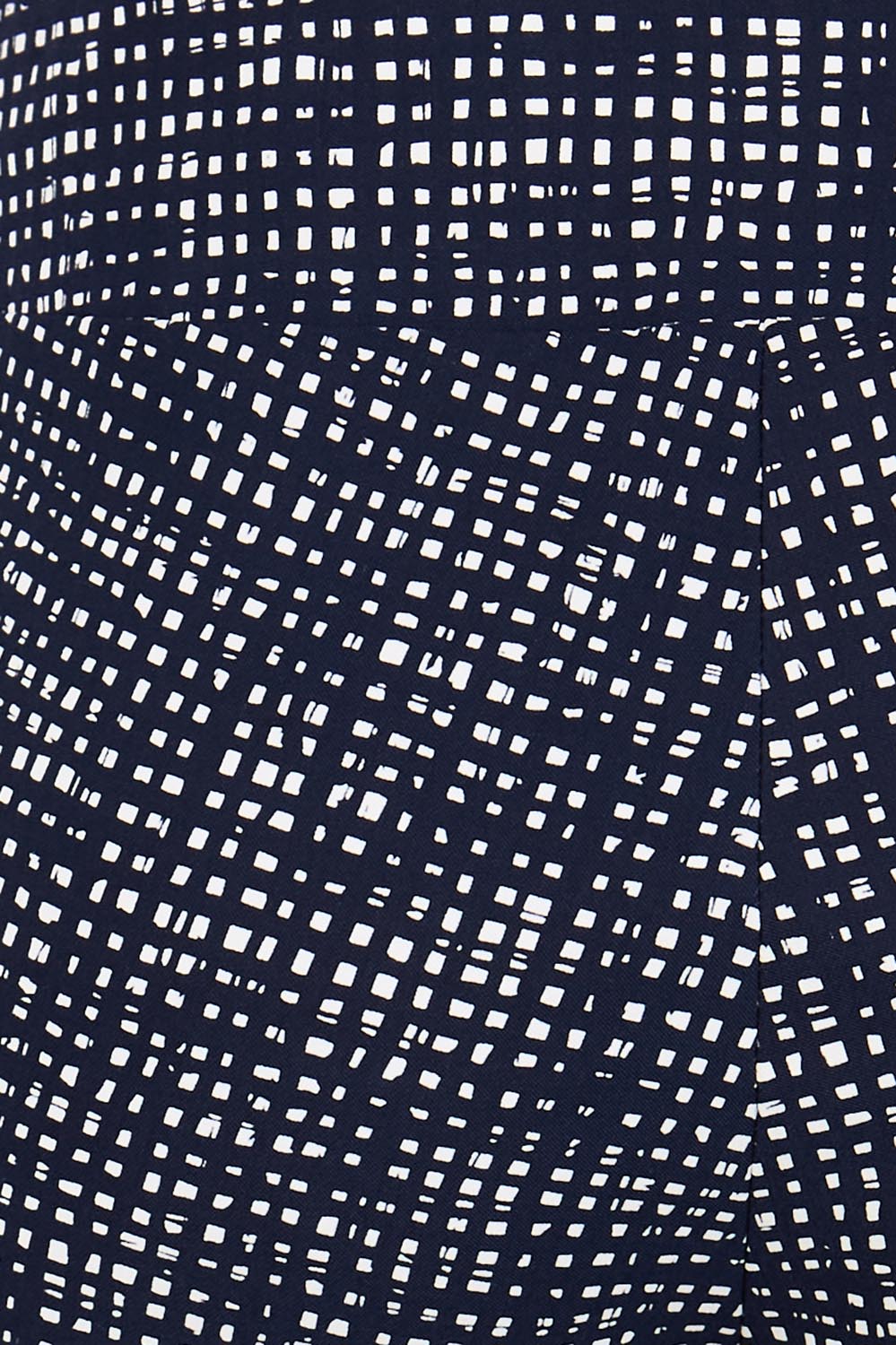 Product shot of the The Printed Stretch Pull On Pant – Matrix in colour Matrix, showing detail