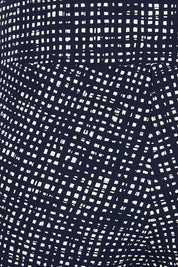 Product shot of the The Printed Stretch Pull On Pant – Matrix in colour Matrix, showing detail