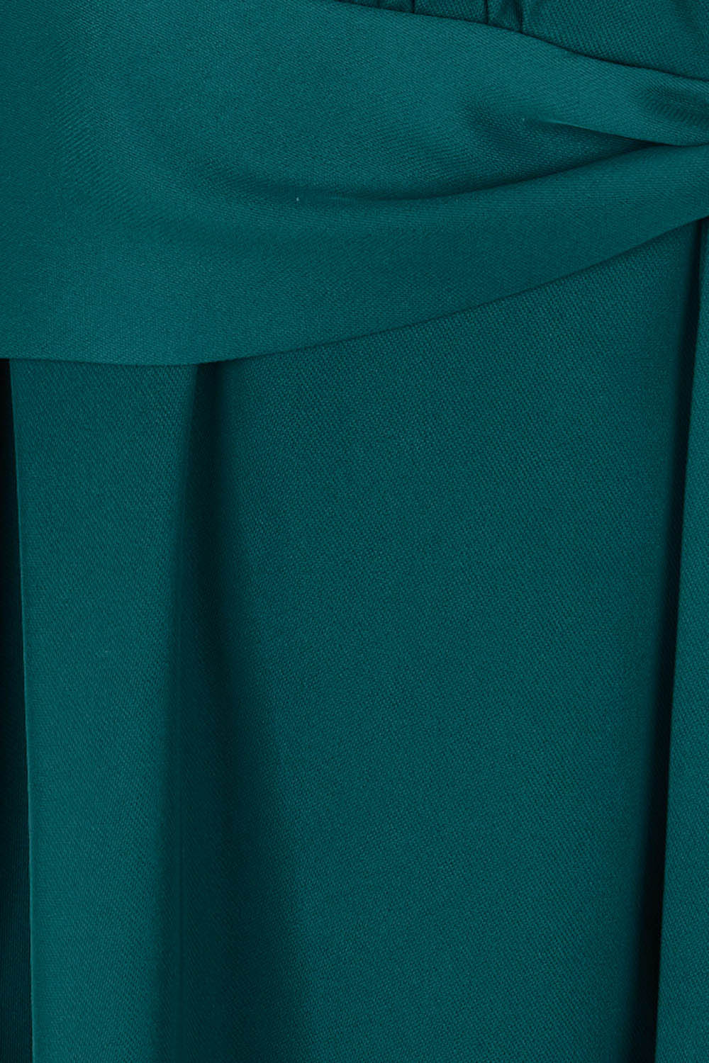 Product shot of The Adore Dress in colour Jewel (Green), detail
