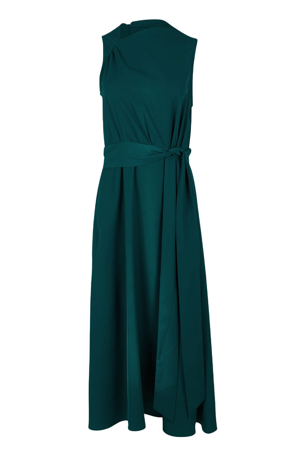 Product shot of The Adore Dress in colour Jewel (Green), from the front