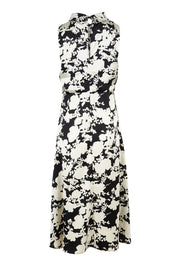 Preloved The Printed Roll Neck Dress - Blkblossom