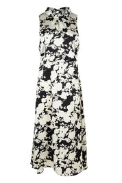 Preloved The Printed Roll Neck Dress - Blkblossom