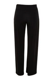 Product shot of The Essential Jersey Pull On Pant in colour Black (Black), from the back