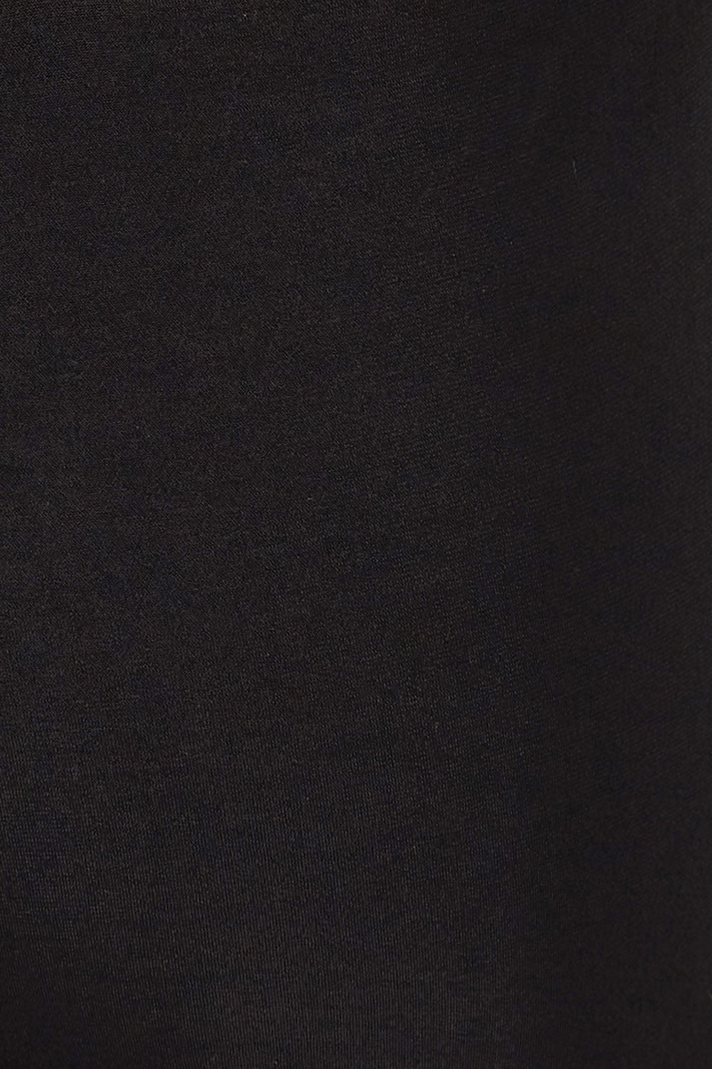 Product shot of The Essential Jersey Pull On Pant in colour Black (Black), detail