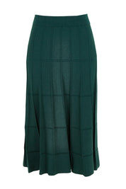 Preloved The Midi Textured Knit Skirt - Tealgreen