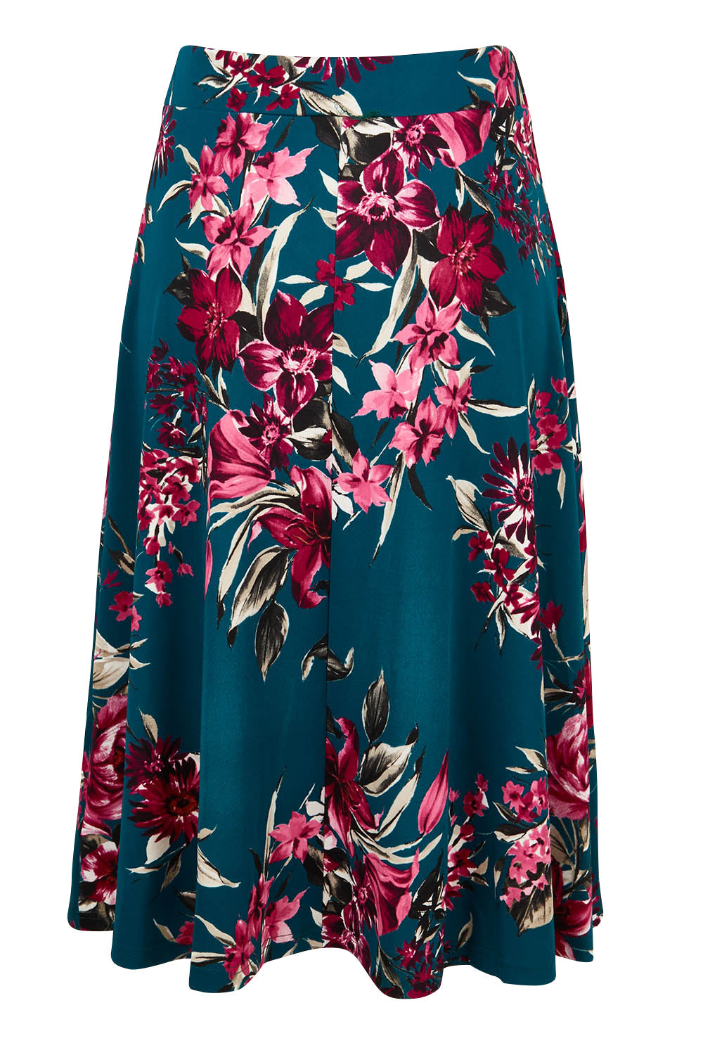 Preloved The Pull On Flare Skirt - Tealtropic