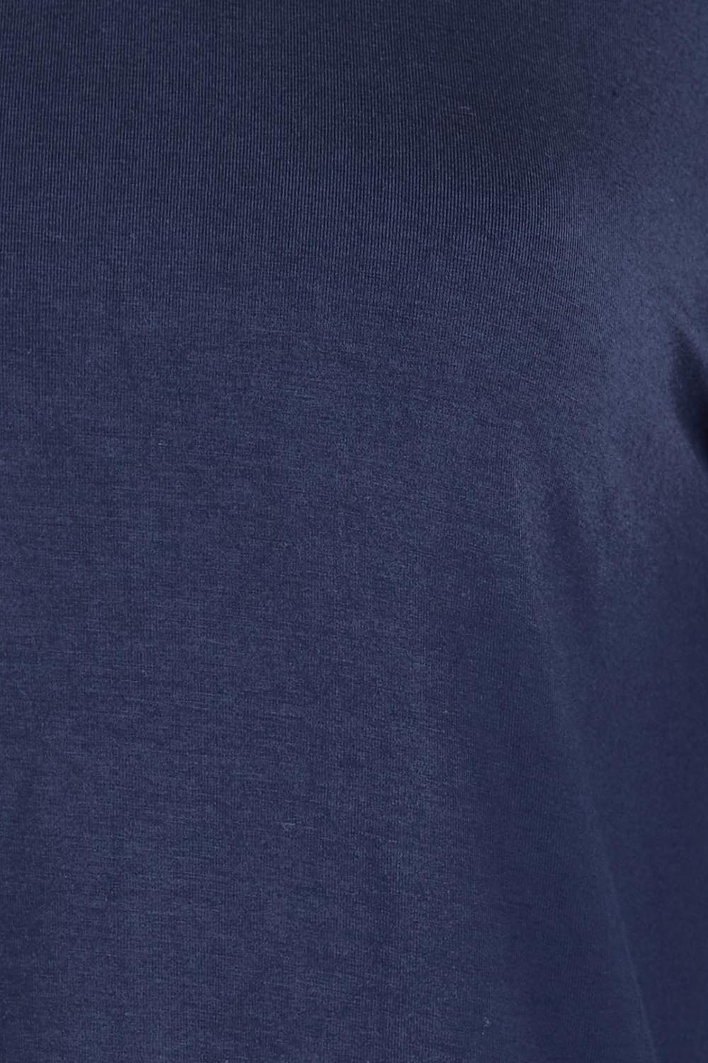 Product shot of the The Bamboo Boat Neck Top - Darknavy in colour Darknavy, showing detail