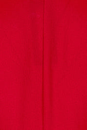 Product shot of The Kimono Sleeve Collar Wrap Dress in colour Red (Red), detail