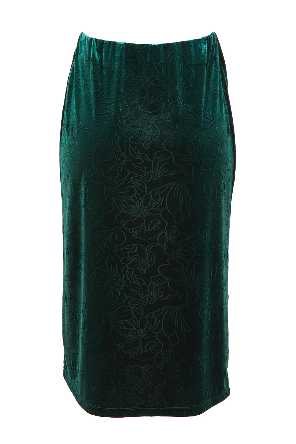 The Embossed Velvet Pull On Skirt – Bottlegrn