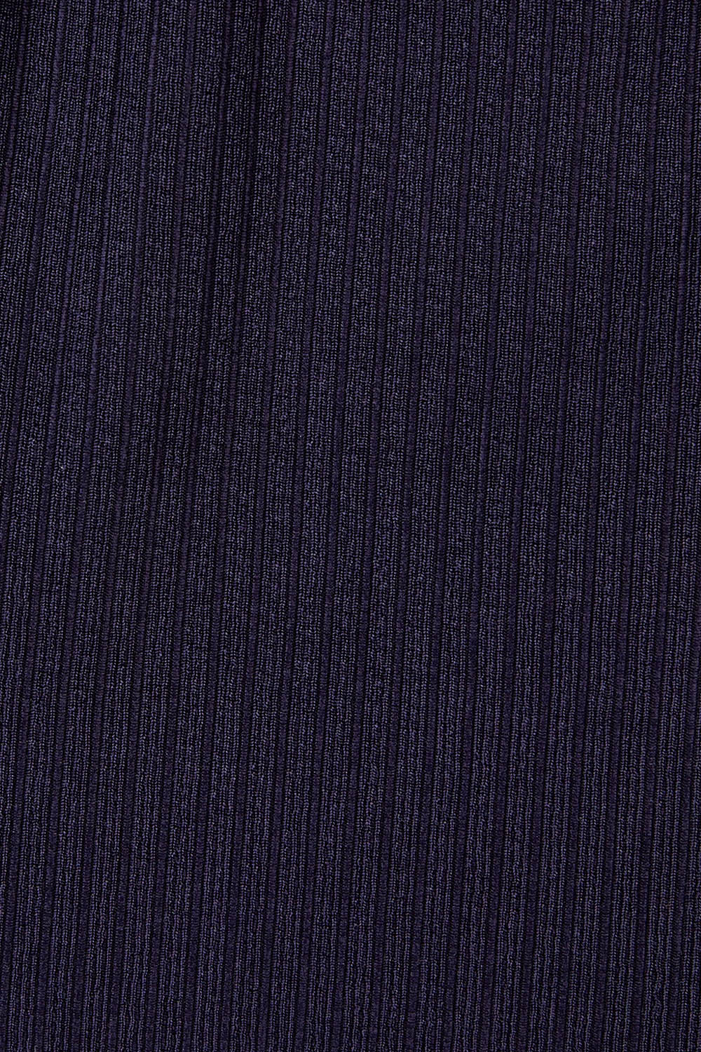 Product shot of The Button Through Rib Dress With Belt in colour Indigo (Blue), detail