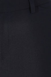 Product shot of The Tailored Maxi Skirt in colour Ink (Blue), detail