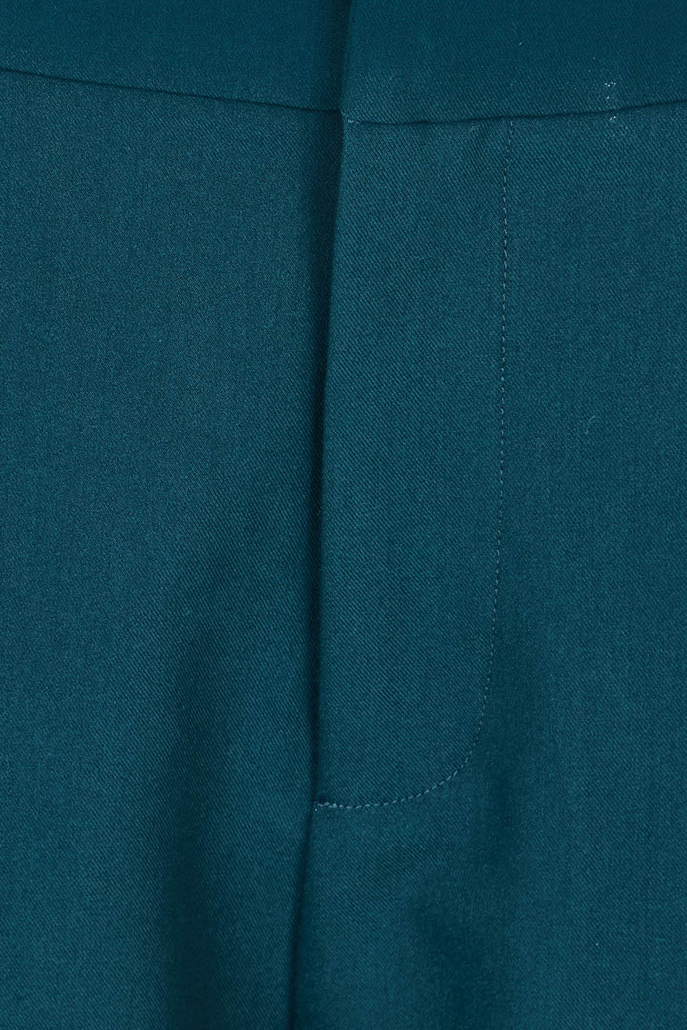 Product shot of The Pintuck Detail Tailored Pant in colour Deepocean (Blue), detail