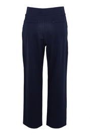 Preloved The Straight Cut Pull On Ponte Pant - Darknavy
