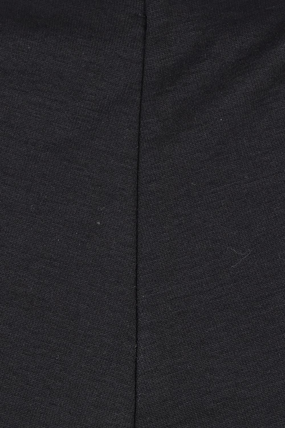 Product shot of The Cotton Blend Pull On Culotte in colour Black (Black), detail