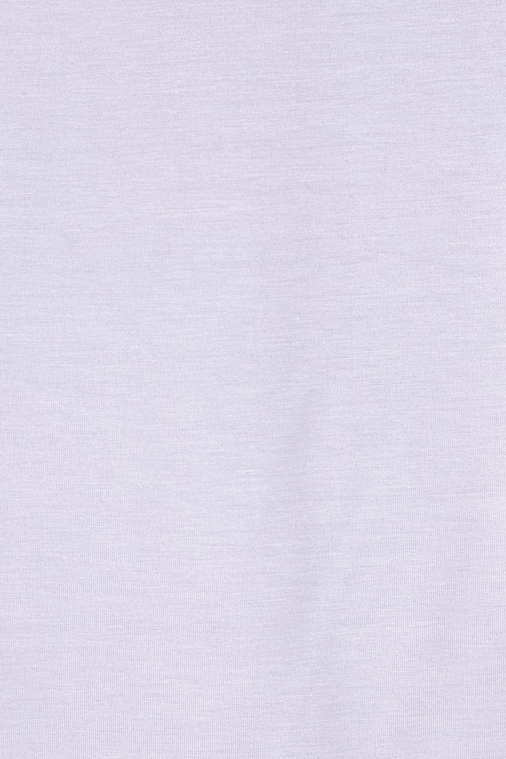 Product shot of The Bamboo Boat Neck Short Sleeve Top in colour Lilac (Purple), detail