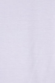 Product shot of The Bamboo Boat Neck Short Sleeve Top in colour Lilac (Purple), detail
