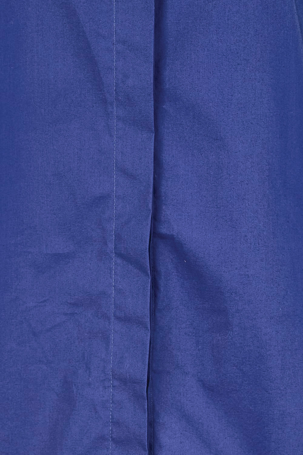 Product shot of the The Cap Sleeve Cotton Stretch Shirt - Indigoblue in colour Indigoblue, showing detail