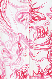 Product shot of the The Dolman Sleeve Button Up Shirt – Pinkmarble in colour Pinkmarble, showing detail