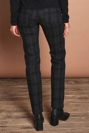 The Check Ponte Pull On Pant – Check