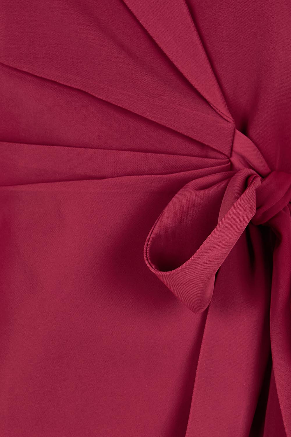 Product shot of the The Soft Suiting Lined Blazer – Burgundy in colour Burgundy, showing detail
