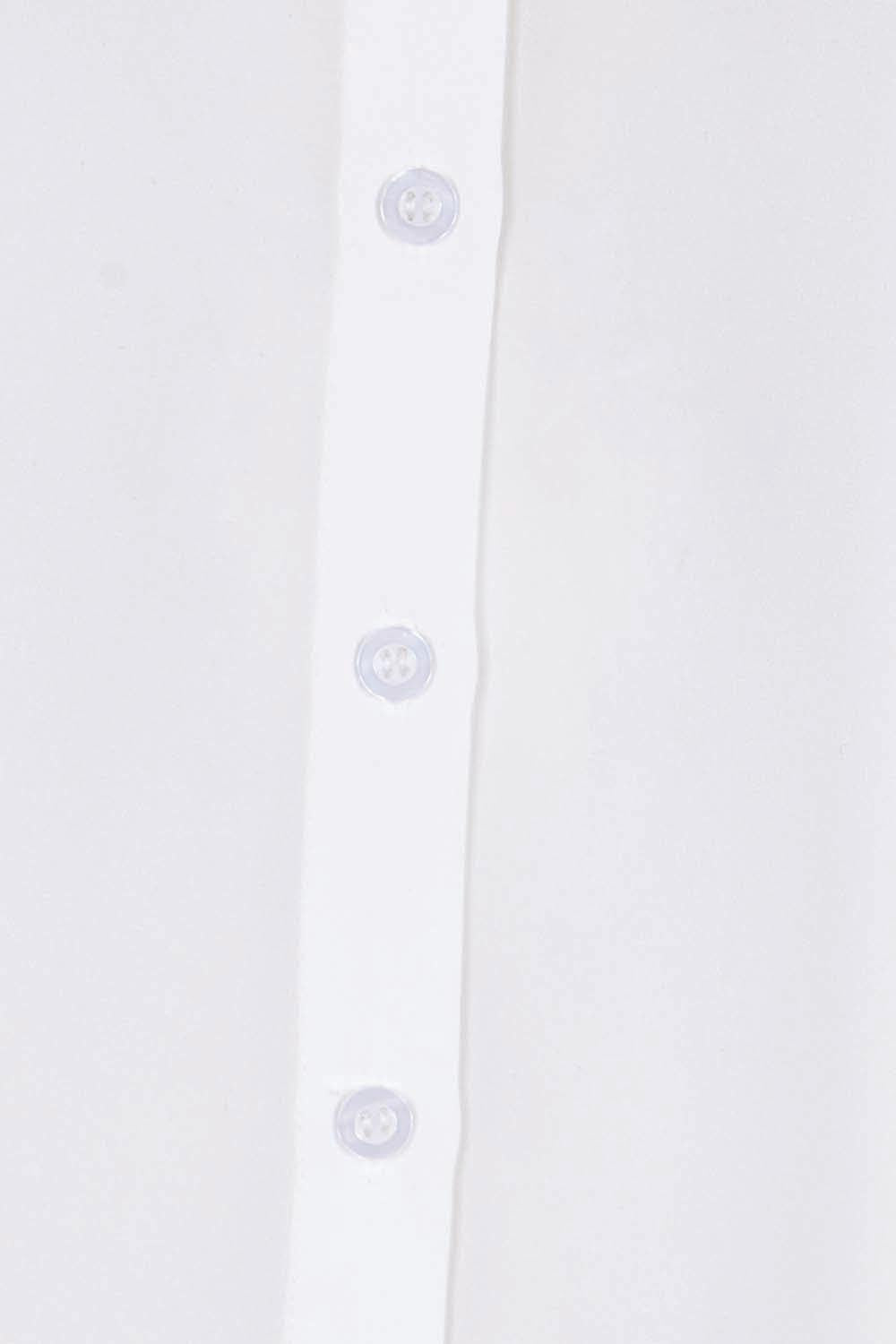 Product shot of the The Allure Georgette Shirt – Ivory in colour Ivory, showing detail