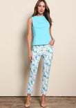 The Printed Stretch Pocket Pant – Aquafleur