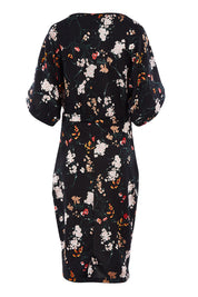 Preloved The Printed Kimono Sleeve Pencil Dress - Garden
