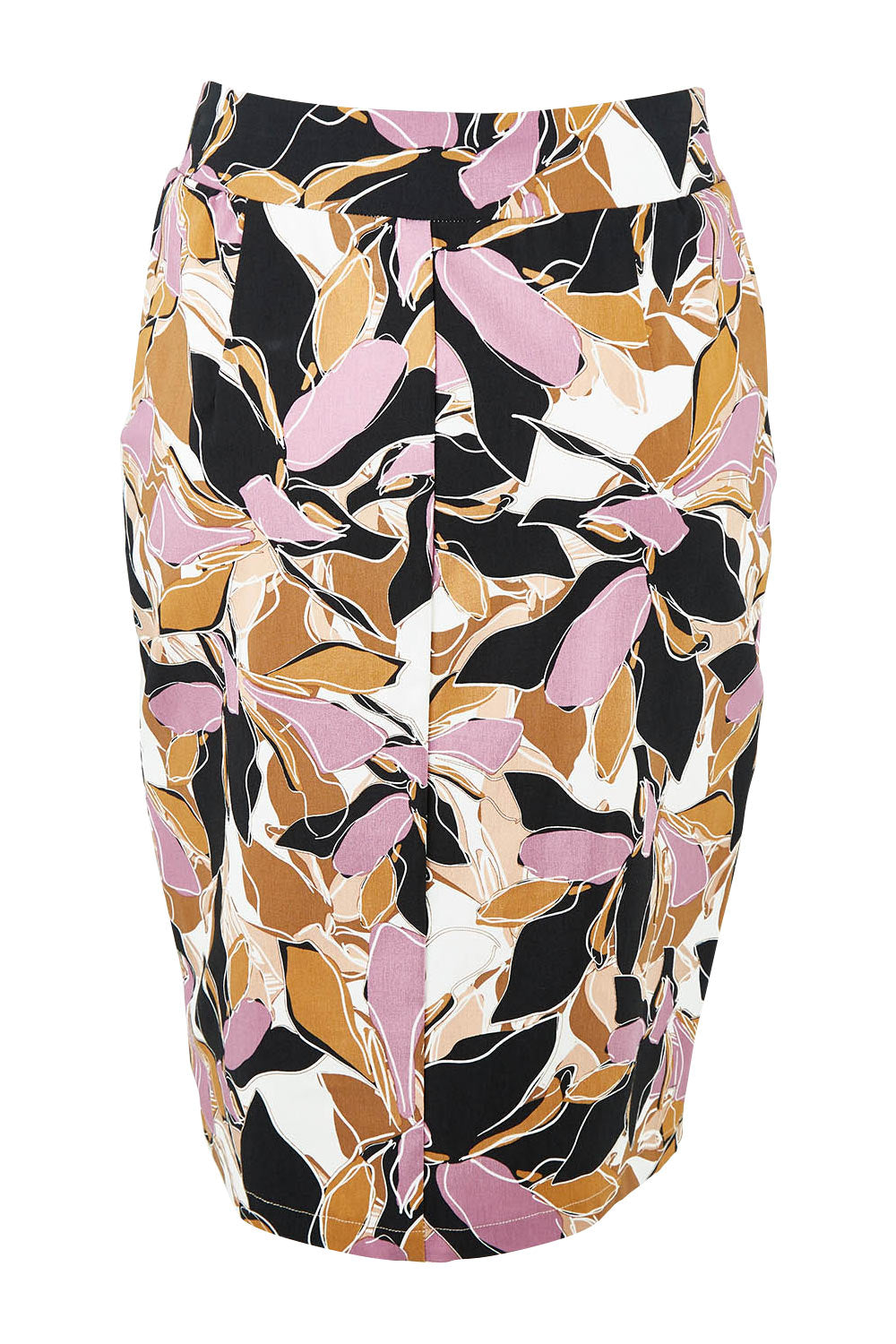 Product shot of The Tube Skirt in colour Abstract, from the back