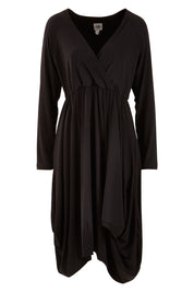 Preloved Belle Loose Pockets Dress - Black