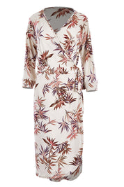 Preloved Belle Crepe Wrap Dress - Leaf