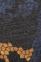 Product shot of the Belle Python Knit Full Skirt in colour Python (Blue), detail