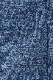 Product shot of the Belle Wooly Knit Throw Over in colour Denimblue (Blue), detail