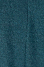 Product shot of the Belle Winter Warm Knit Throw Over in colour Teal (Blue), detail