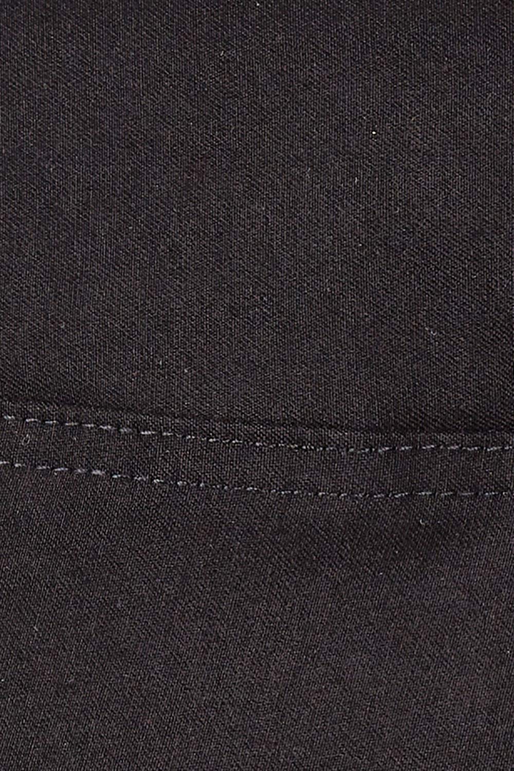 Product shot of the Belle Essential Pull On Slim Leg Pant in colour Black (Black), detail