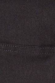 Product shot of the Belle Essential Pull On Slim Leg Pant in colour Black (Black), detail