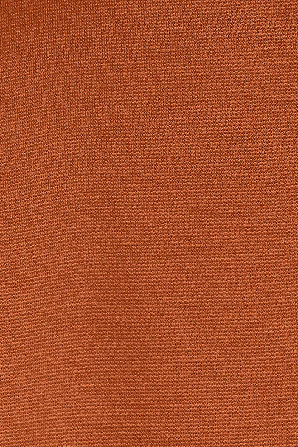 Product shot of the Belle Classic Ponte Sleeveless Dress in colour Ochrerust, detail