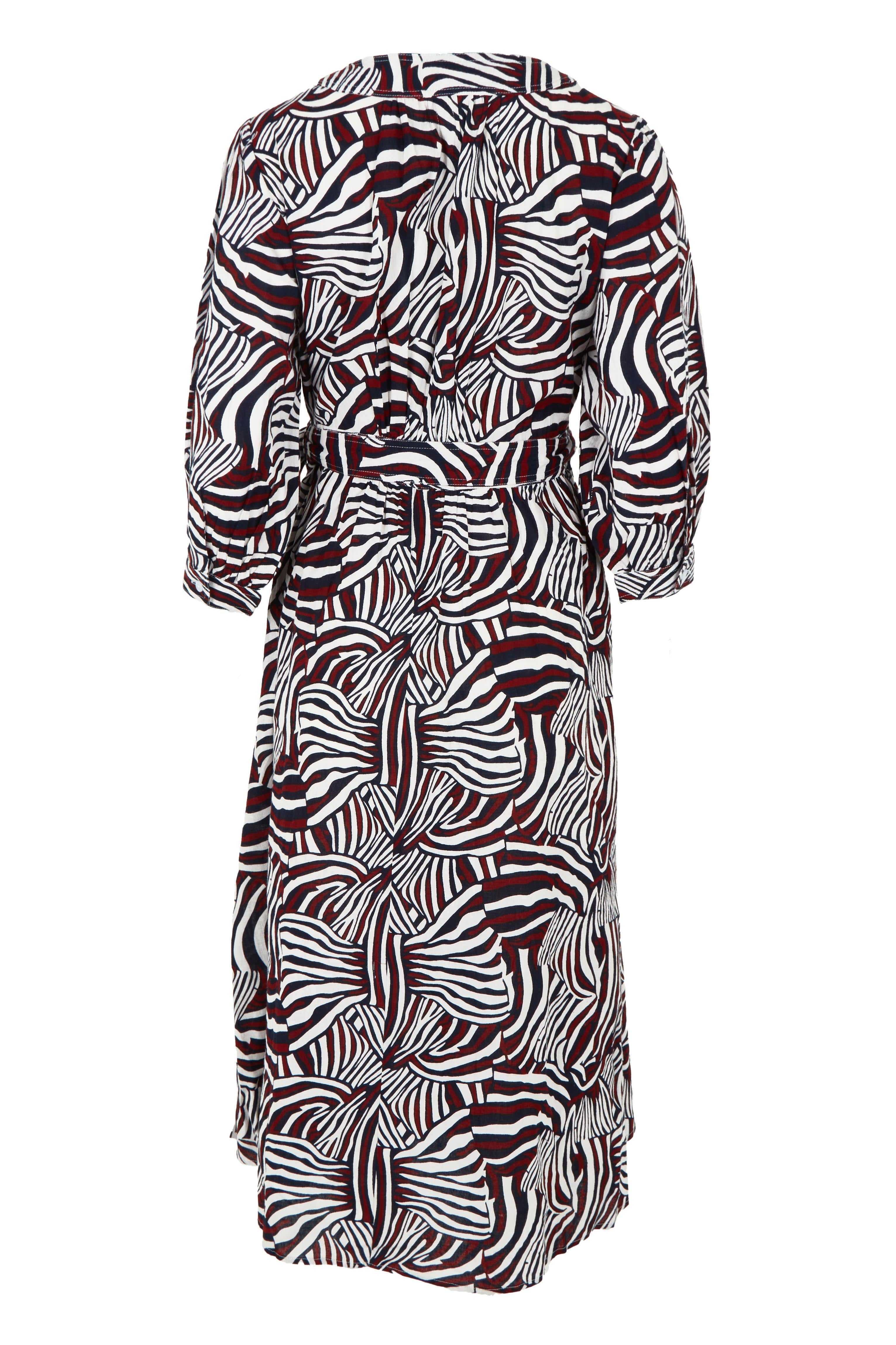 Preloved Belle Puff Sleeve Wrap Dress - Inkwine