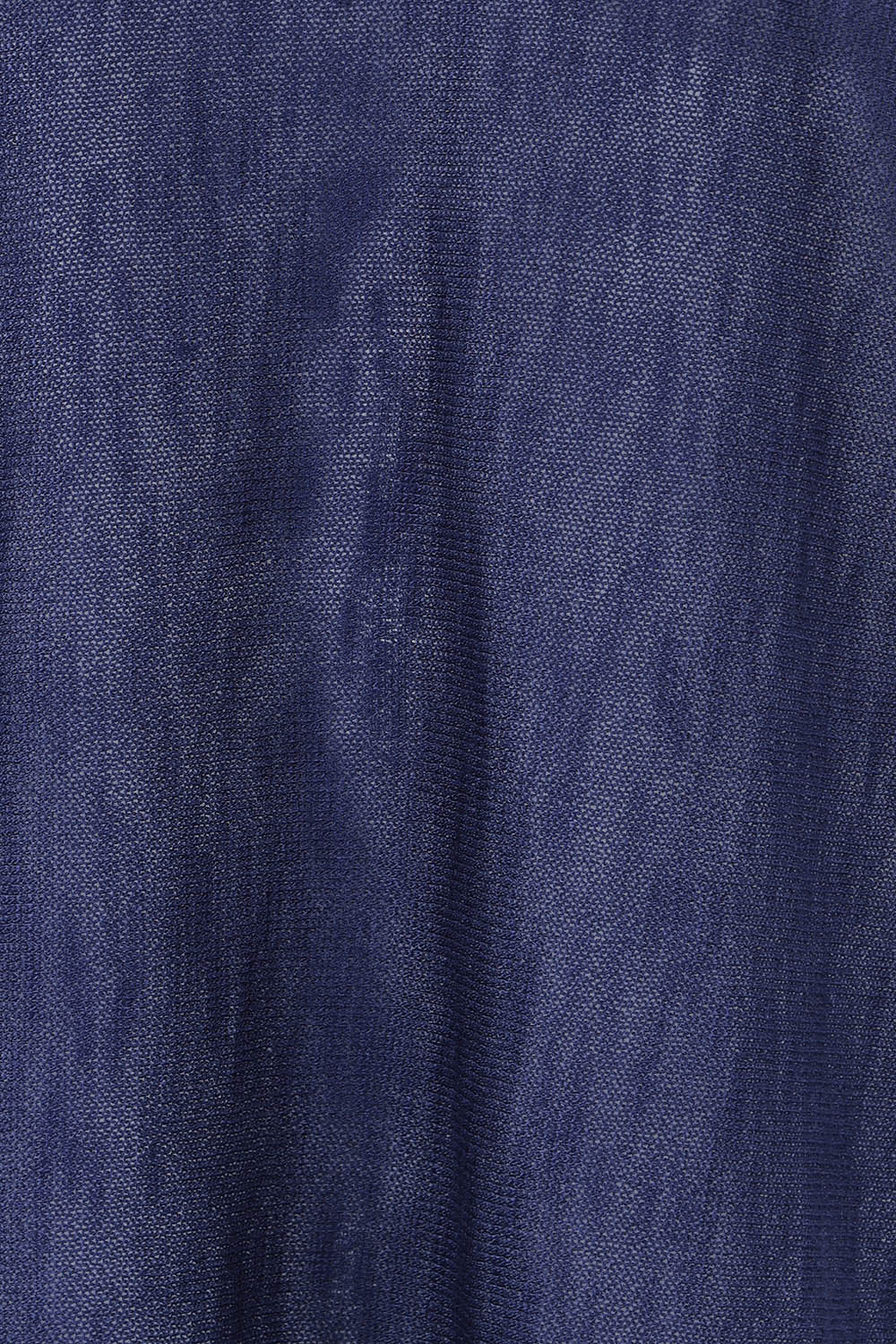 Product shot of the Belle Cool Knit Relaxed Tee in colour Inknavy (Blue), detail