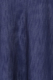 Product shot of the Belle Cool Knit Relaxed Tee in colour Inknavy (Blue), detail