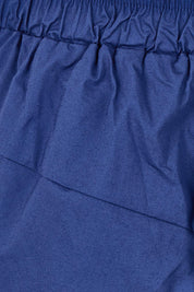 Product shot of the Belle Cotton Stretch Palazzo Pant in colour Sapphire (Blue), detail