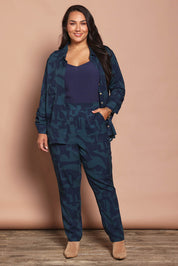 Belle Luxe Ecovero Printed Shirt – Bluelagoon