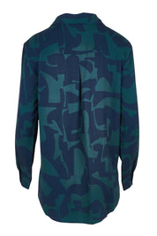 Belle Luxe Ecovero Printed Shirt – Bluelagoon
