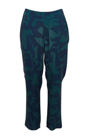 Belle Luxe Ecovero Printed Draped Pant – Bluelagoon