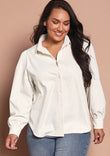 Belle Luxe Full Sleeve Shirt – Ivory
