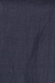 Product shot of the Belle Easy Wear Linen Scoop Tee – Navy in colour Navy, showing detail