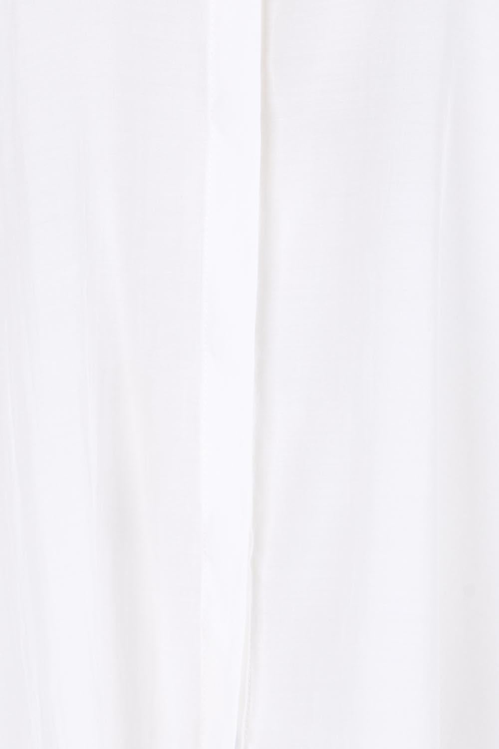 Product shot of the Belle Easy Wear Every Wear Shirt  - White in colour White, showing detail