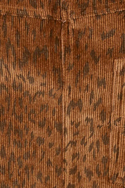 Product shot of the Ready For You Cord Skirt in colour Wild, detail