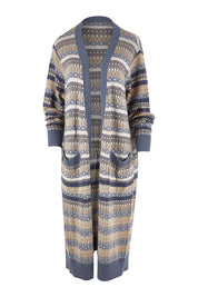 Product shot of the Wild Heart Cardi in colour Dusk, from the front
